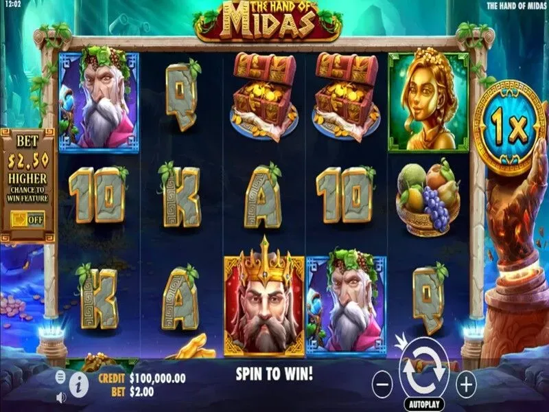 The Hand of Midas de Pragmatic Play